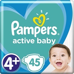 PAMPERS Active Baby vel. 4